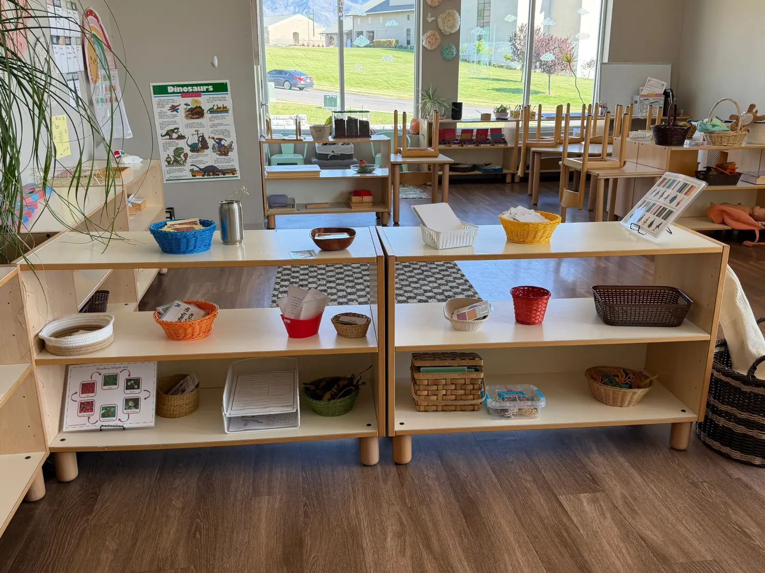 Practical life and classroom shelves