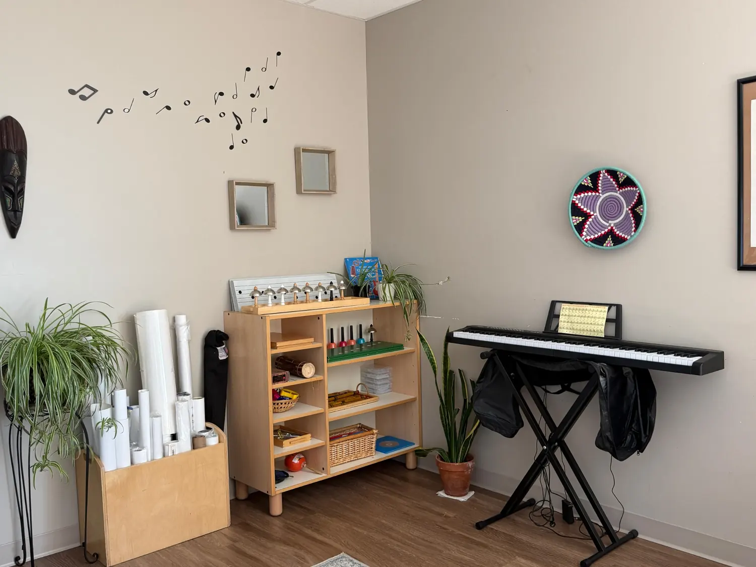 Music learning area